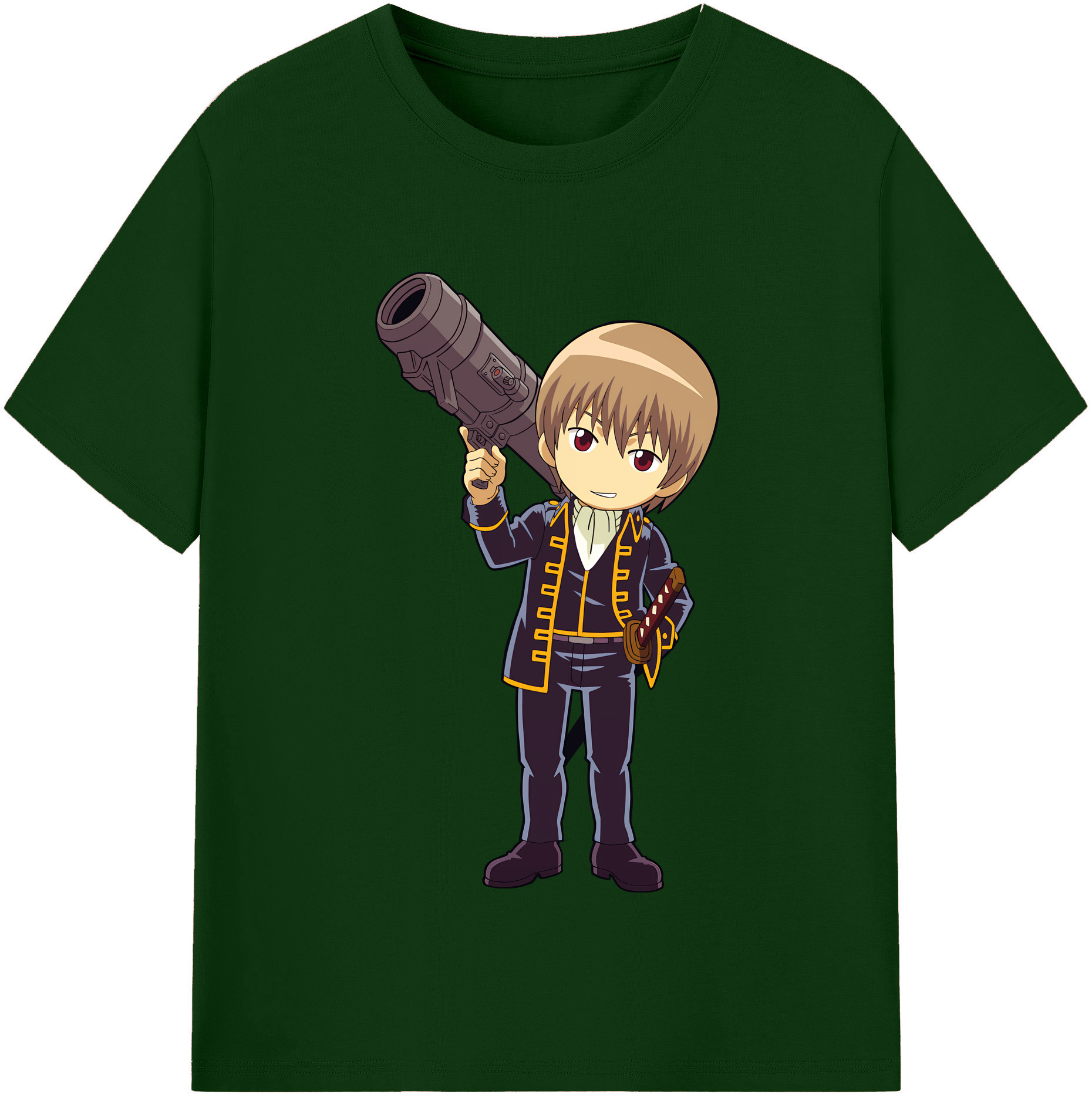 （画像用） ぎんたま 坂田銀時（さかたぎんとき） 神楽 志村新八（しむら しんぱち） GINTAMA Sakata Gintoki Kagura Shimura Shinpachi 綿100％半袖Tシャツ（フロントプリント）